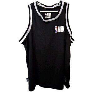 NBA Kids M (10-12) Black Sleeveless Basketball Jersey